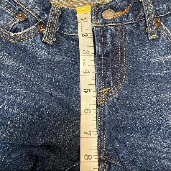 John B Stetson Womens Western Dark Denim Extra Long Straight Leg Jeans EUCSize 2 - Picture 8 of 12